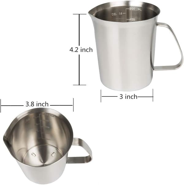 Mätkopp, Mätkopp i rostfritt stål (16 uns/ 0,5 L DXGHC