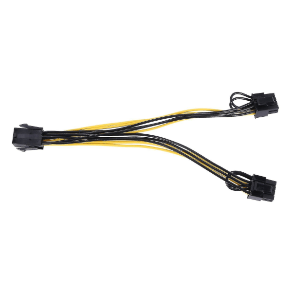 10st 6pin till 2x8pin(6+2) kabel kompatibel med Btc Miner Gra DXGHC