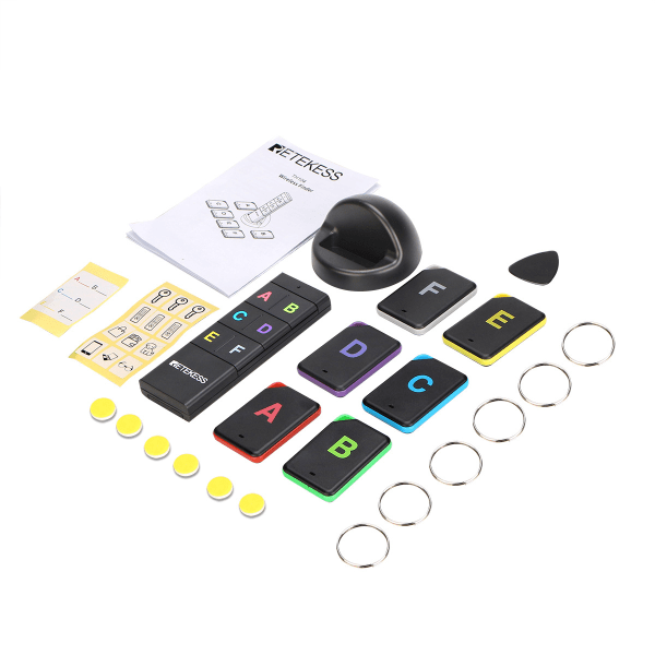 Bluetooth-nøkkelsøker for nøkler, lommebøker, ryggsekker og nettbrett - W