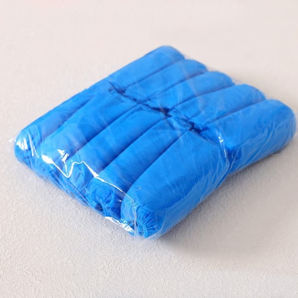 100 engångsskoöverdrag Hushållsförtjockade non-woven sko