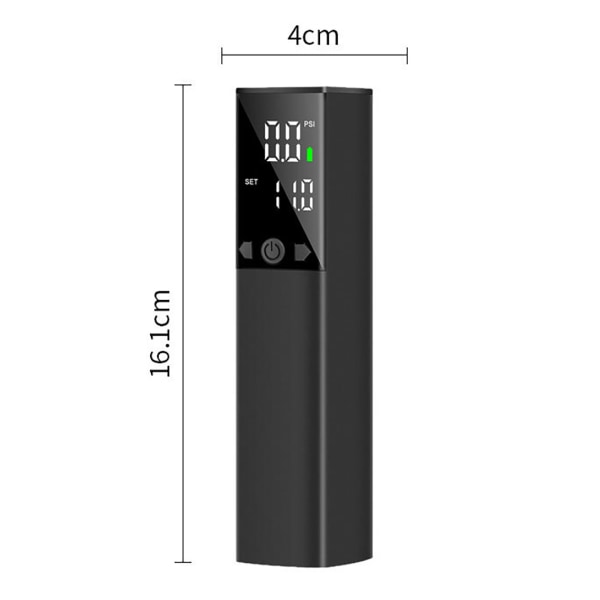 Intelligent digital display luftpumpe, bærbar mini luftpumpe DXGHC