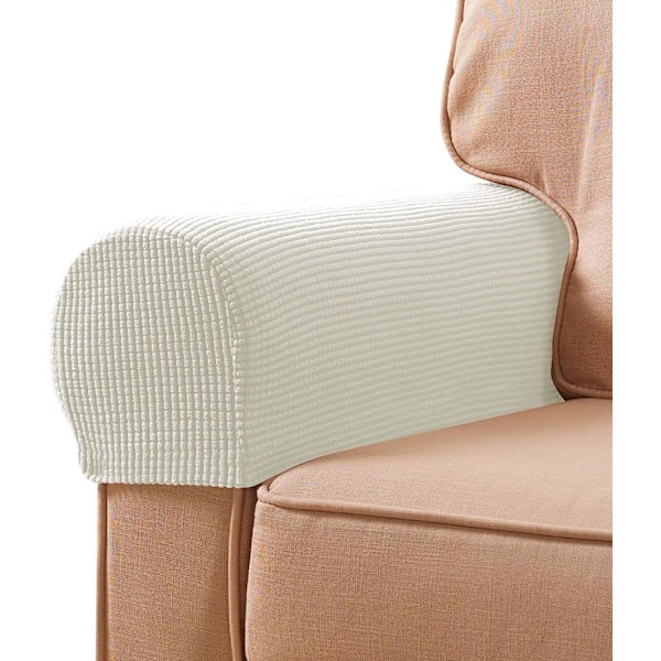 Joustavat käsinojasuojukset Spandex-käsinojasuojat tuoleille Sohva Nojatuoli Slipcovers Recliner-sohvalle Twist-nastoilla 2p