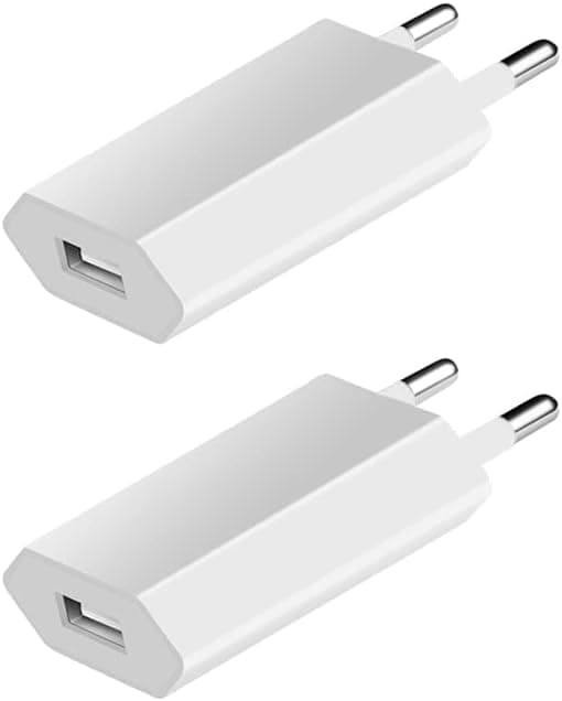 2-pack USB Snabbladdare, USB-kontakt Adapter, Universal Resa USB W