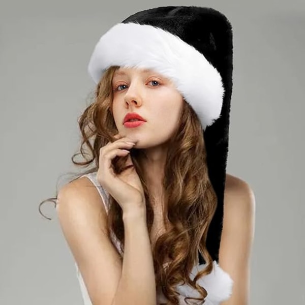 Long Christmas Hat, Adult Santa Hat for Women Men, Santa Hat, DXGHC