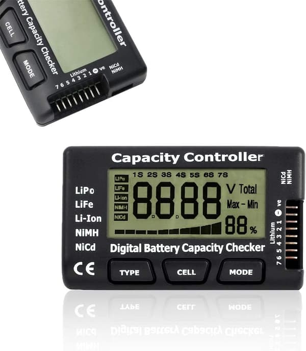 Digital Batterikapasitetstester, Spenningsbatterikapasitetskontroll