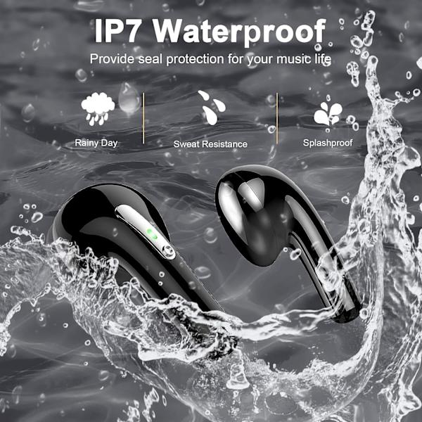 Bluetooth 5.2 Langattomat Kuulokkeet, Langattomat Urheilukorvakorvat IP7 W
