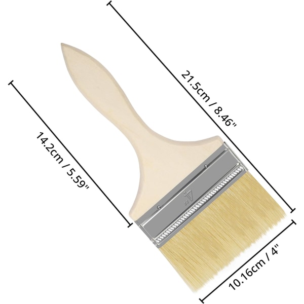 Vægmalerbørster (Pakke med 12) Børstebredde 101,6 mm Samlet størrelse