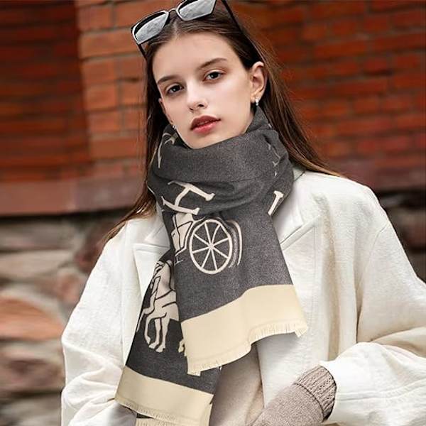 Sjal för Kvinnor Pashmina Silkeslen Sjal Wrap för Kvälls Klänning B