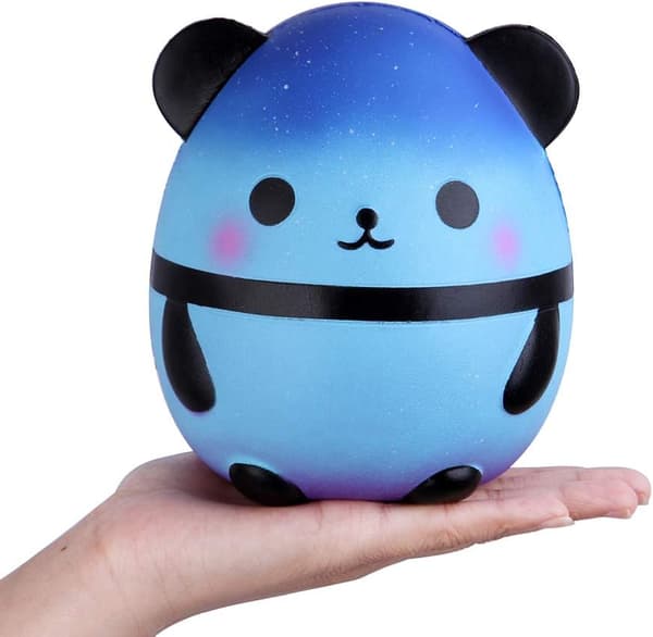 Squishies Panda Ägg Galaxy Collection Nyhet Stressavlastande Leksaker