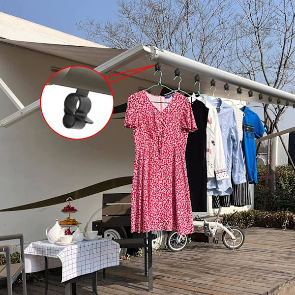 Camping Markis Krokar 20 Stycken Husvagnsmarkis Krok Markis Krok för