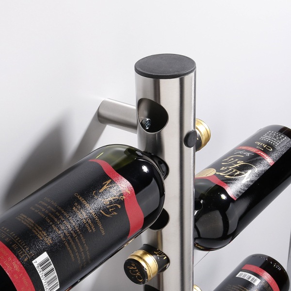 High Quality Wine Bottles Holders Stainless Steel Wine Rack（eight