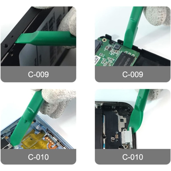 10 stk. Plastik Crowbar Reparationsværktøjer til Computer Tablet PC Spudger