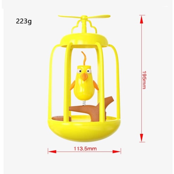 Interaktive Kattelegetøj til Indendørs Katte Fuglebur Elektrisk Tumbler Til