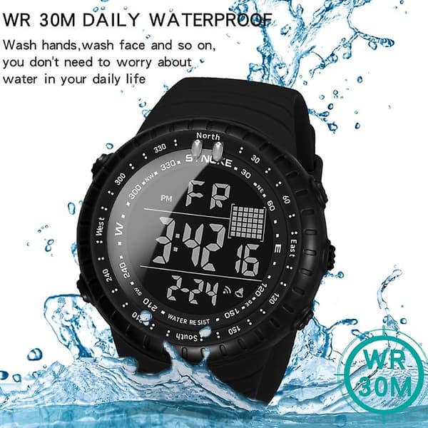 Synoke 8209 multifunktionell elektronisk watch DXGHC