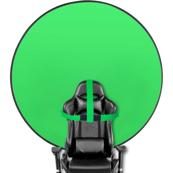 Green Screen Diameter 145cm, Vikbar grön bakgrund, Portabel