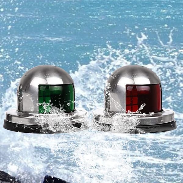 2 stk. Navigation 8 LED Marine Bow Båd 12V Yacht Pontoon Lys