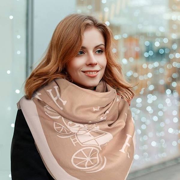Sjal för Kvinnor Pashmina Silkeslen Sjal Wrap för Kvälls Klänning B