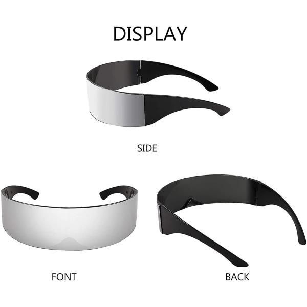 party all-in-one sunglasses futuristic shade network sunglasses