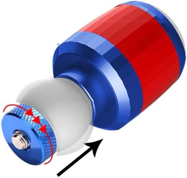 (Blå) 2 stk LED Sykkelblinklys, Aluminium Legering Blinklys