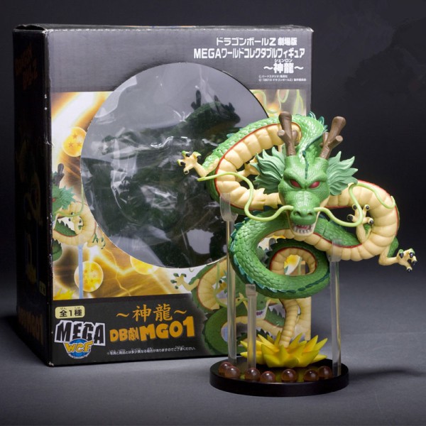 Resin Shenron -hahmo Shenlong -patsassetti + 4,3 cm kristallihelmet +