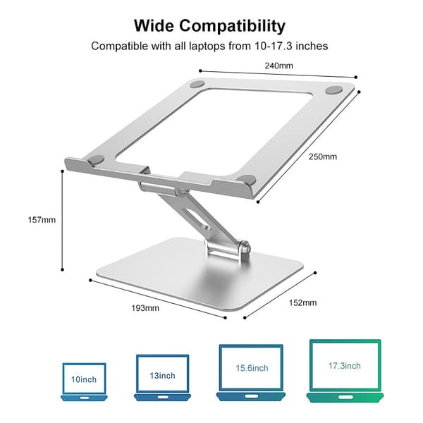 Laptopställ, Ergonomiskt Fällbart Aluminium Laptopställ, Lapto DXGHC