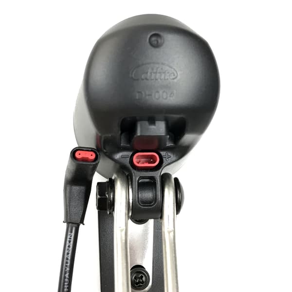 Framlampa för elcykel, Svart