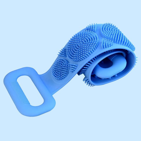 Silikon Scrub Artifact Rygg Bad Lång Badhandduk Scrub Rygg Män
