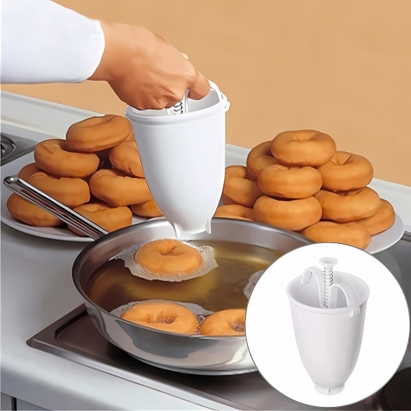 Donut njoyment Deluxe - Den praktiska Donut Maker plastdegsdispenser för oemotståndliga minimunkar och panc