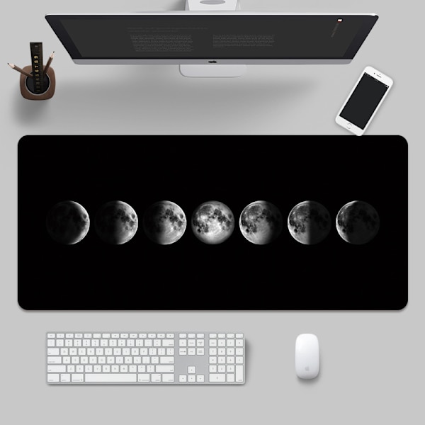 Cosmic Moon Spelmusmatta 800 x 300 mm - Förbättrar Precision