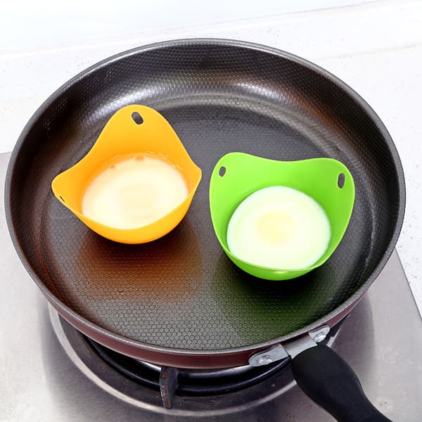 Posjert Eggdamper (sett med 4) - Premium Mattfarget Posjert Egg