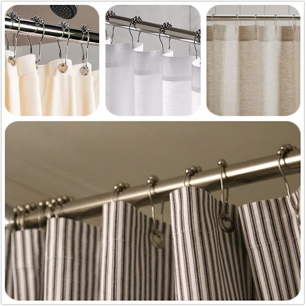 12 stycken rostfria duschringar rostfria DXGHC