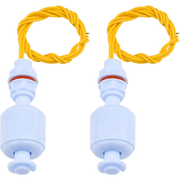 2-pack Vattennivåsensor, Flytande Vätskebrytare för Hydroponics, Trädgård