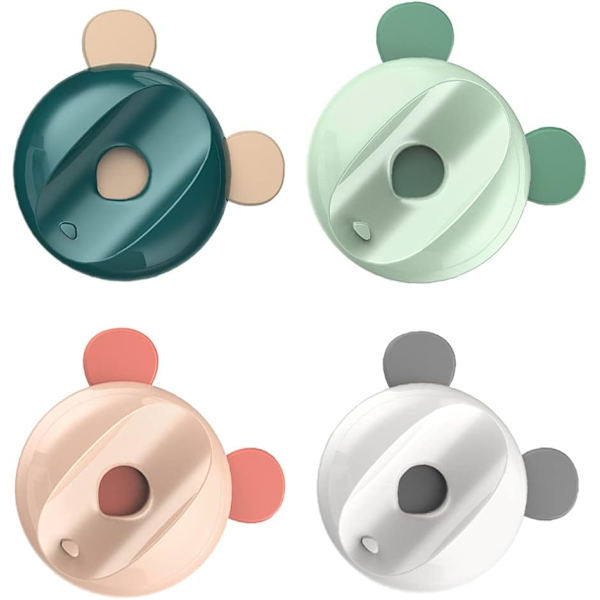 4-pack Tandborsthållare Magnet Väggmonterad Automatisk Elektrisk