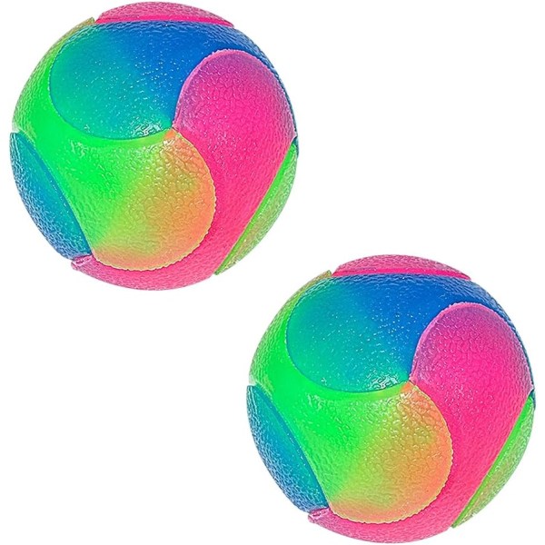 LED Hundboll Hundleksaksboll Interaktiv studsande ljusboll med El