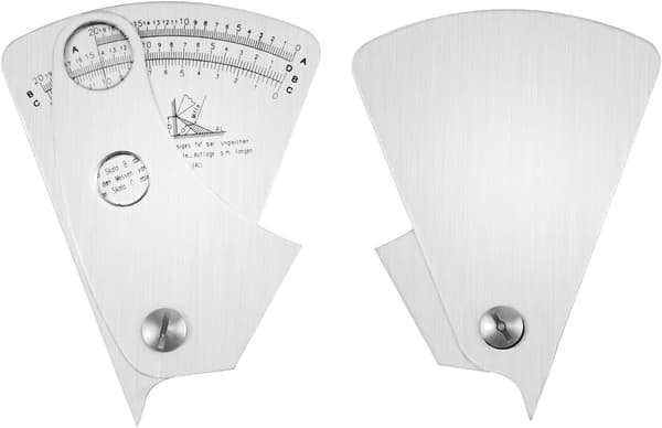 Vifteformet sveisemåler, 0,1 mm presisjon rustfritt stål sveising