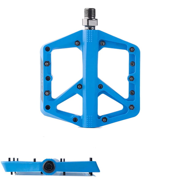 9/16 tommers MTB sykkelpedal, sklisikker nylon flatpedal, forseglet Bea DXGHC