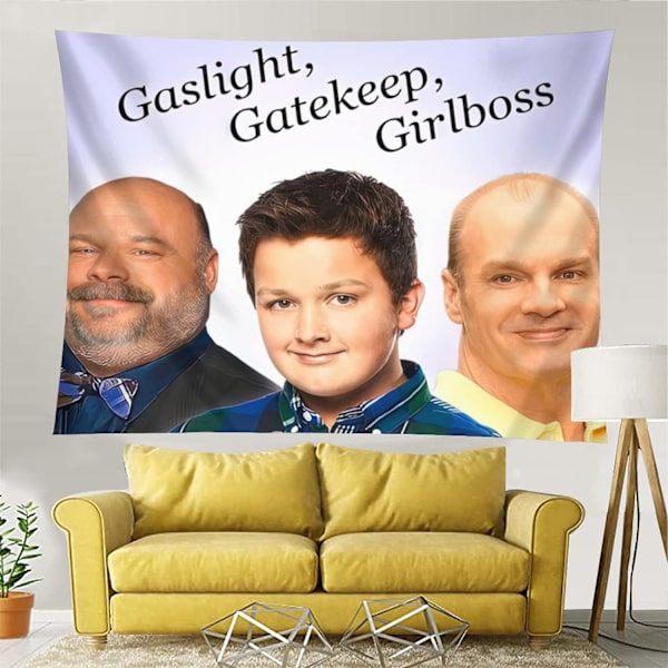 Rolig Meme Gobeläng Gaslight Gatekeep Girlboss Gobeläng Bertram