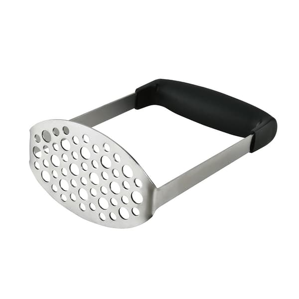 Potatismaskare i Rostfritt Stål, Potatismaskare (Svart 12×7×17cm)