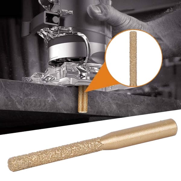 Diamantfreser Bits Gullbelagt Rett Skaft Elektroplate DXGHC