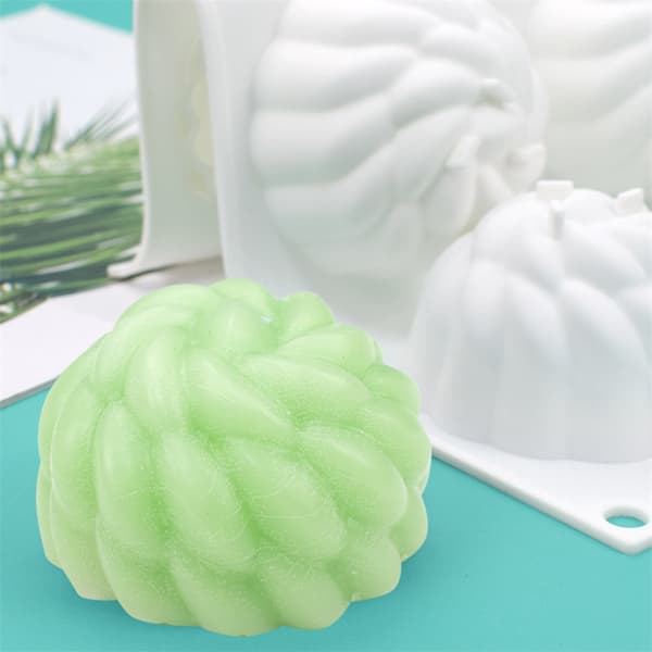 Moussekakeform 6 med Santa Ana blomster silikonform DIY cho