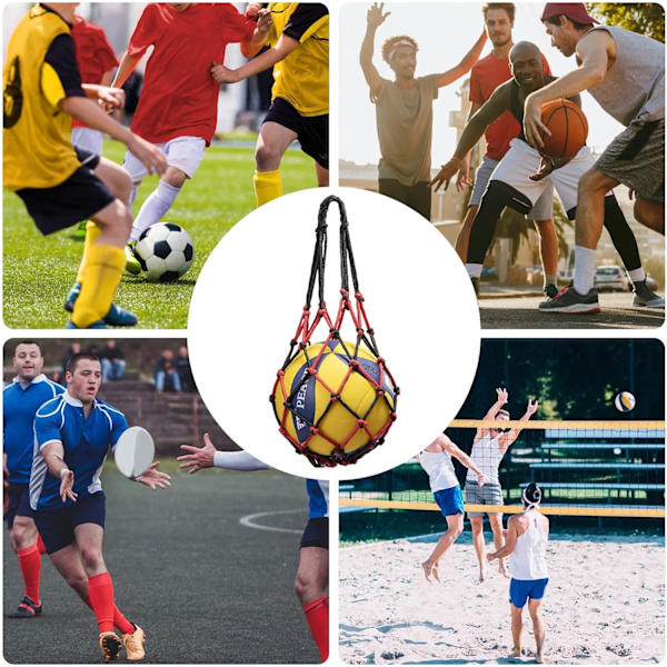 Ball Bag Stor Nettveske for Folding Nylon Nettveske Oppbevaring