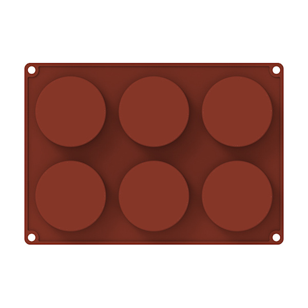 2 stk Chokoladeform Cylindrisk Silikonkage DIY Form