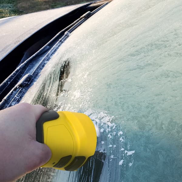 Batteridriven vindrutesdefroster -