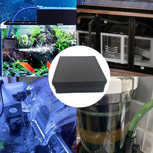 1 st Aqua Filter, Aqua Bio Skumfilter, Bio Filtersvamp (50x50x5cm-2
