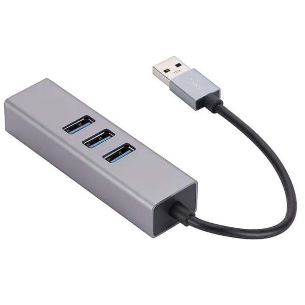 USB-verkkoadapteri 3.0 gigabitin RJ45 HUB-verkko kaapeli