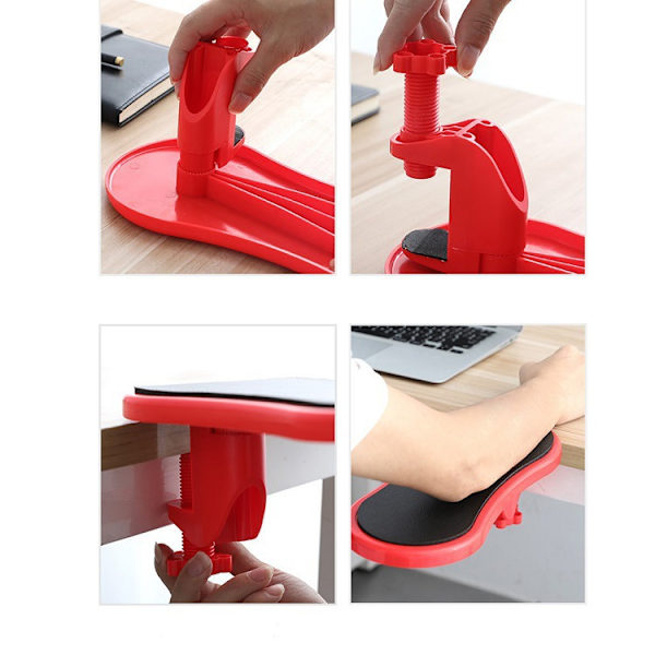 1-pak Computer Håndholder Armholder Mus Holder (Sort)