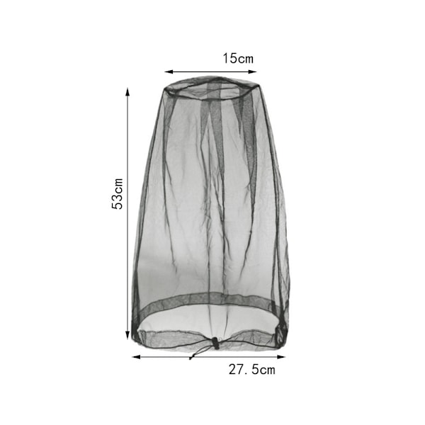 Myggnetting for hode - Gnat Repellant Head Netting for No See Ums Insects Bugs Gnats Biting Midges from Any Outdoor Activiti