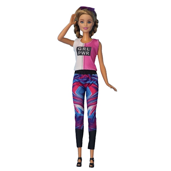 15 stycken 29 cm Barbie dockkläder Personlighetsmodekostym F