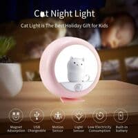 Nattlyspakke (hvit) bevegelsessensor nattlys, lampe