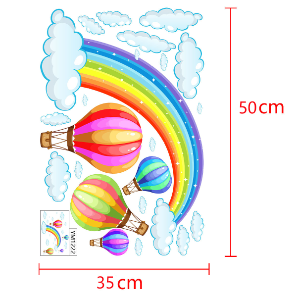 Sarjakuva Creative Rainbow-taustakuva